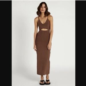 DISSH Cutout Knit Maxi Dress